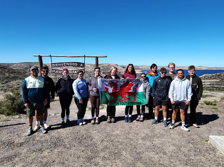 Ceredigion Youth Council visit Patagonia