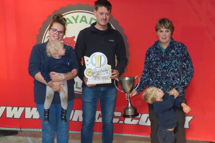 The Simon Rees Memorial Trophy was awarded to local rider Owen Ross
