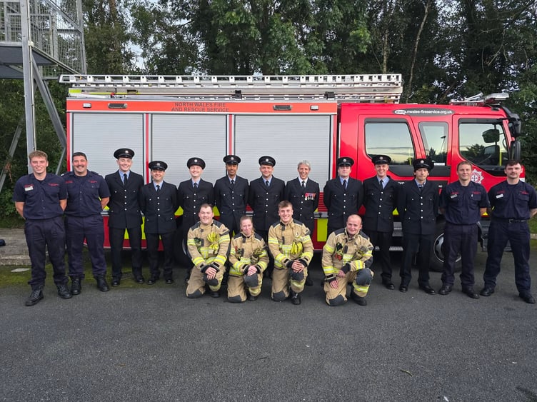 Tywyn Fire Station crew. Photo: Tywyn Fire Station