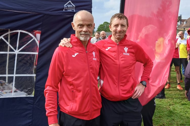 Damian Sidnell and Owain Schiavone at the Welsh Masters