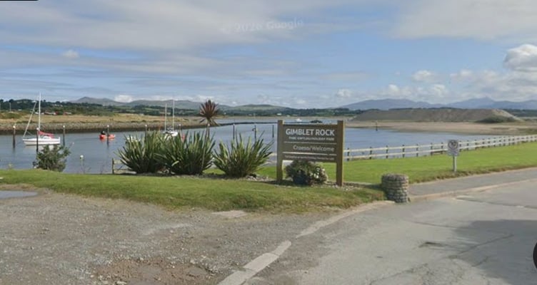 The Gimblet Rock Holiday Park Sign. Photo: Google Maps