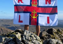Aberystwyth councillor's RNLI fundraiser exceeds expectations