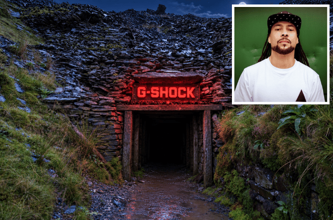 Roni Size, inset, will perform at the rave at Cwmorthin