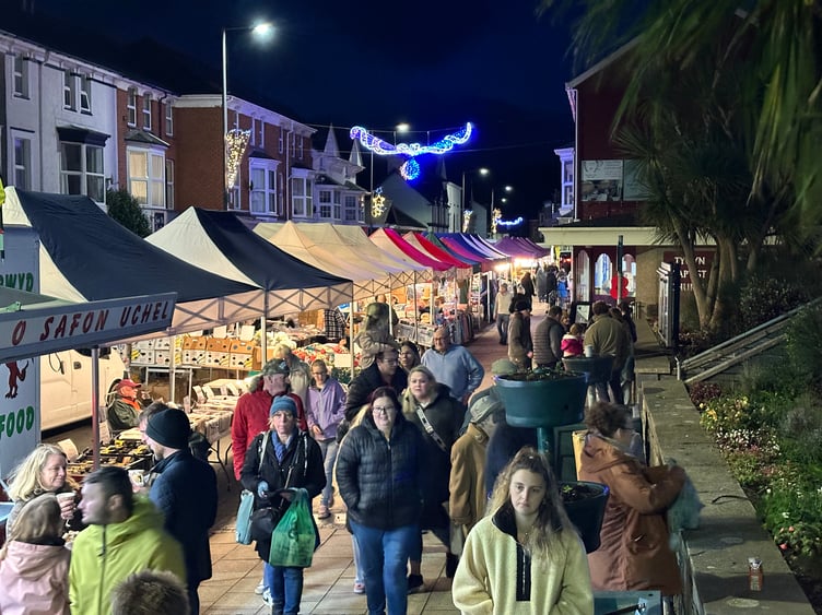 Last year's Tywyn Christmas market