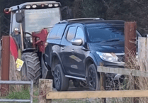 Llanarth farmer used tractor to damage neighbour's truck