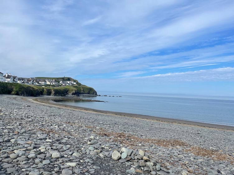 Borth seafront