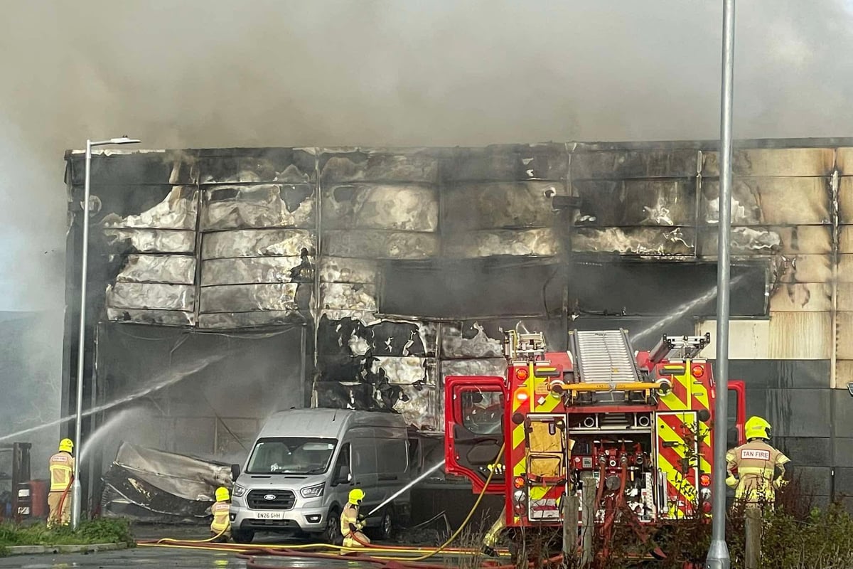 Fire breaks out at Atherton Bikes factory in Machynlleth
