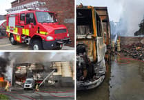 Aberdyfi and Tywyn firefighters in action