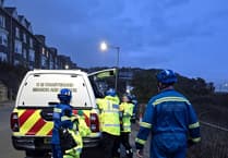 Person stuck under Barmouth Bridge