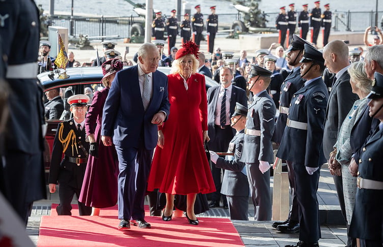 The King and Queen were welcomed to the Senedd but the National Poet of Wales was not. Photo: Gareth Everett/Huw Evans Agency