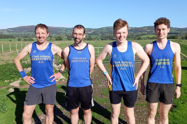 Owain, Ian, Shane and Llyr at St Aasph