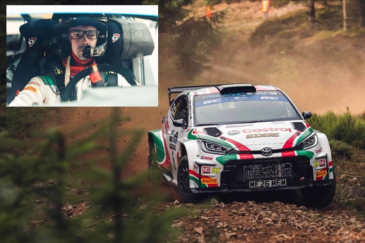 Llanwrda's Meirion Evans is currently second in the championship standings