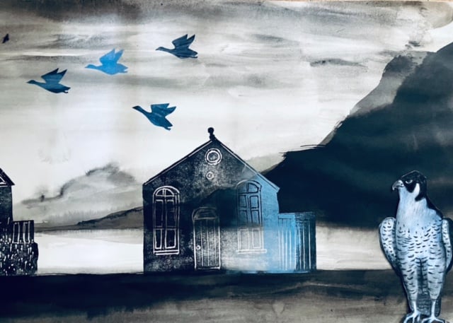 'Village of the Birds', created by members of the Creative Dementia Support Group and the Get Together group
