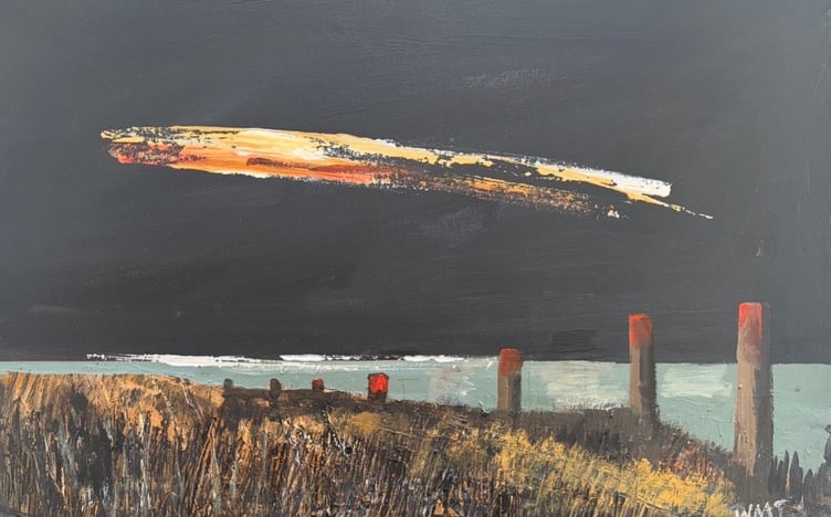 Wynne Melville Jones will exhibit this painting in Venice.