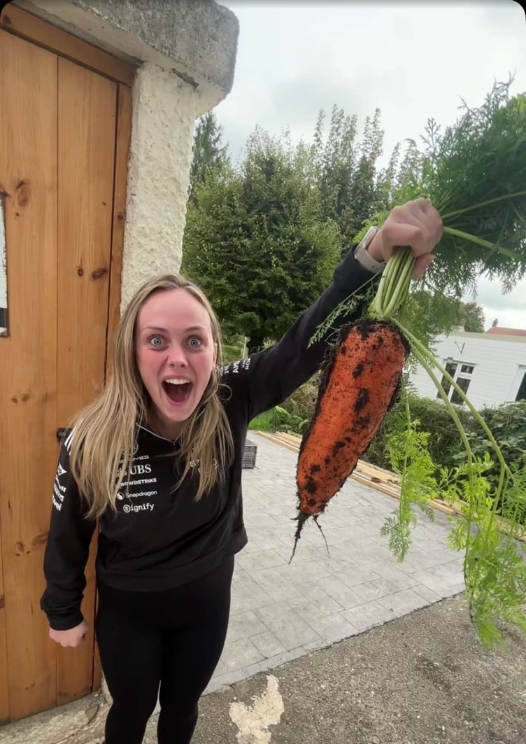 Sasha Evans and the incredible carrot