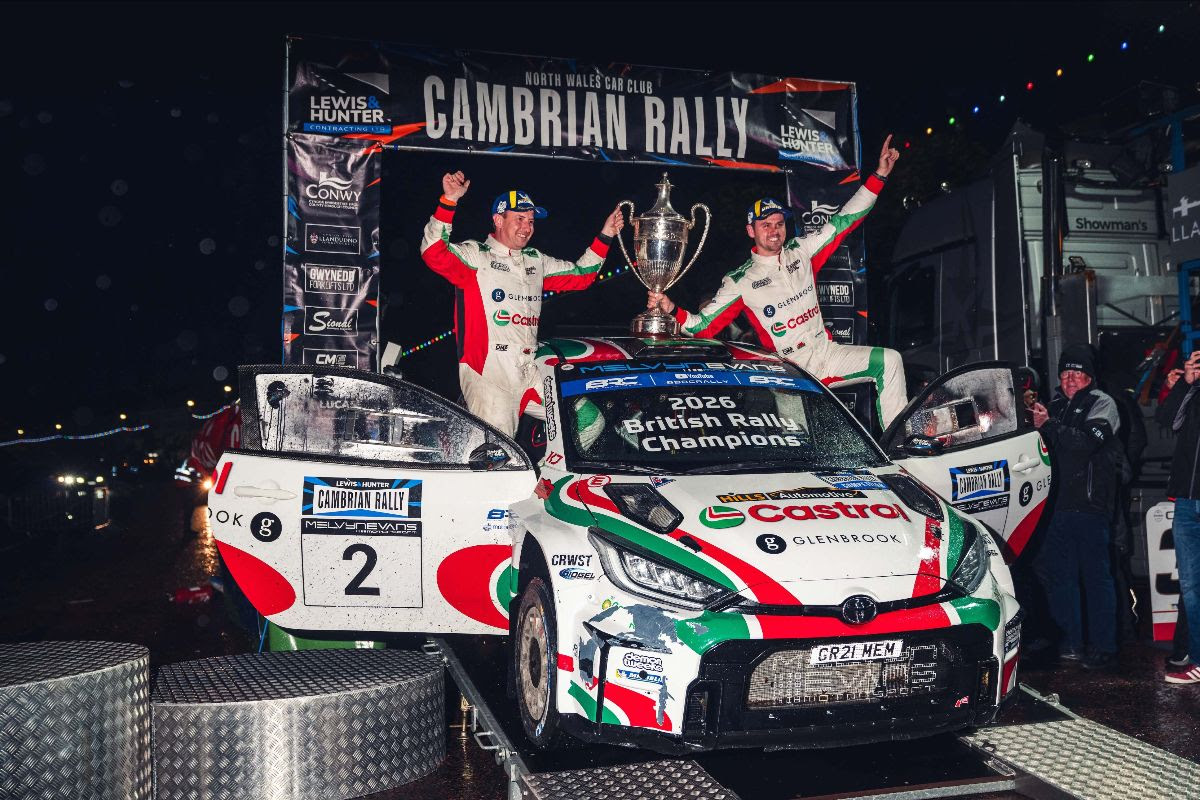 Pryce secures second British Rally Championship title in final stage Cambrian thriller