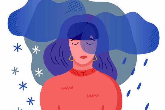 Clip Art depicting Seasonal Affective Disorder