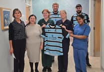 Borth RFC's charity auction raises £903 for cancer unit