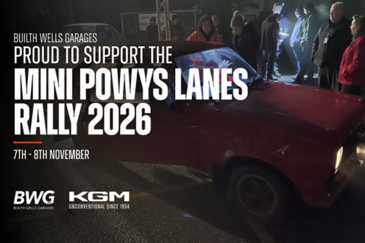 GM Builth Wells Garages is supporting Mini Powys Lanes Rally on 7-8 November, hosting pre-event scrutineering