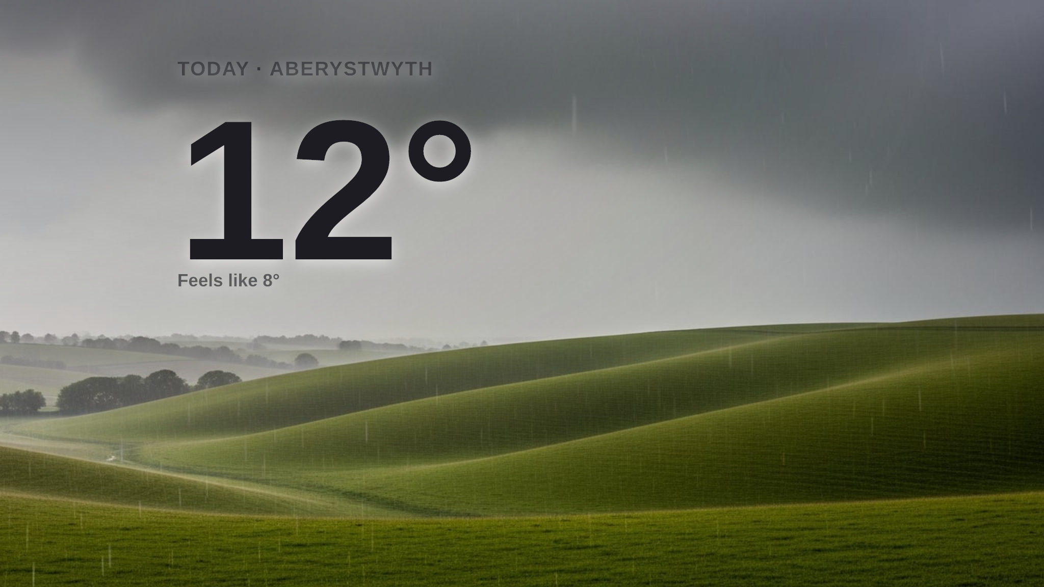 Heavy rain on the way for Aberystwyth - here's your Wednesday forecast