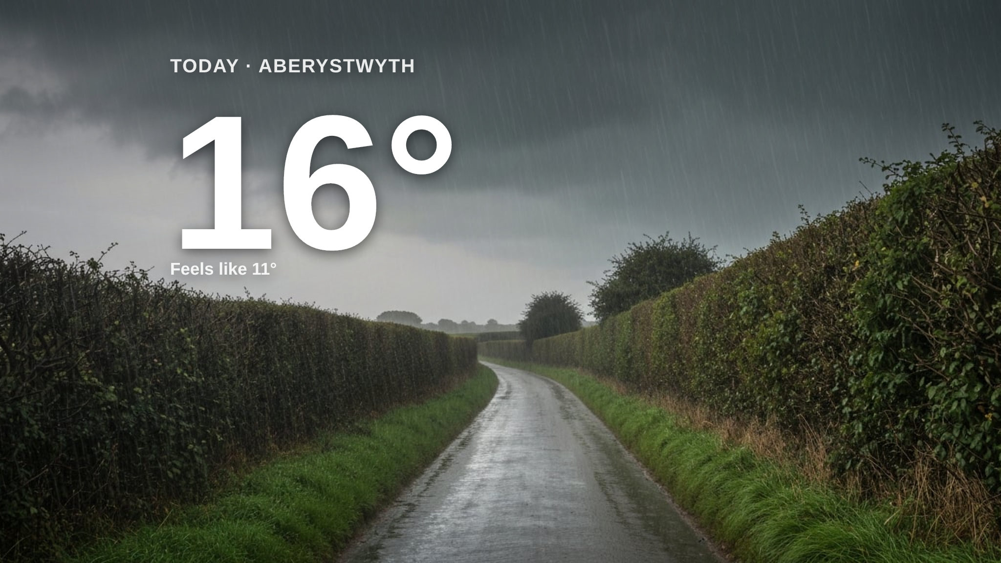 Heavy rain on the way for Aberystwyth - here's your Saturday forecast