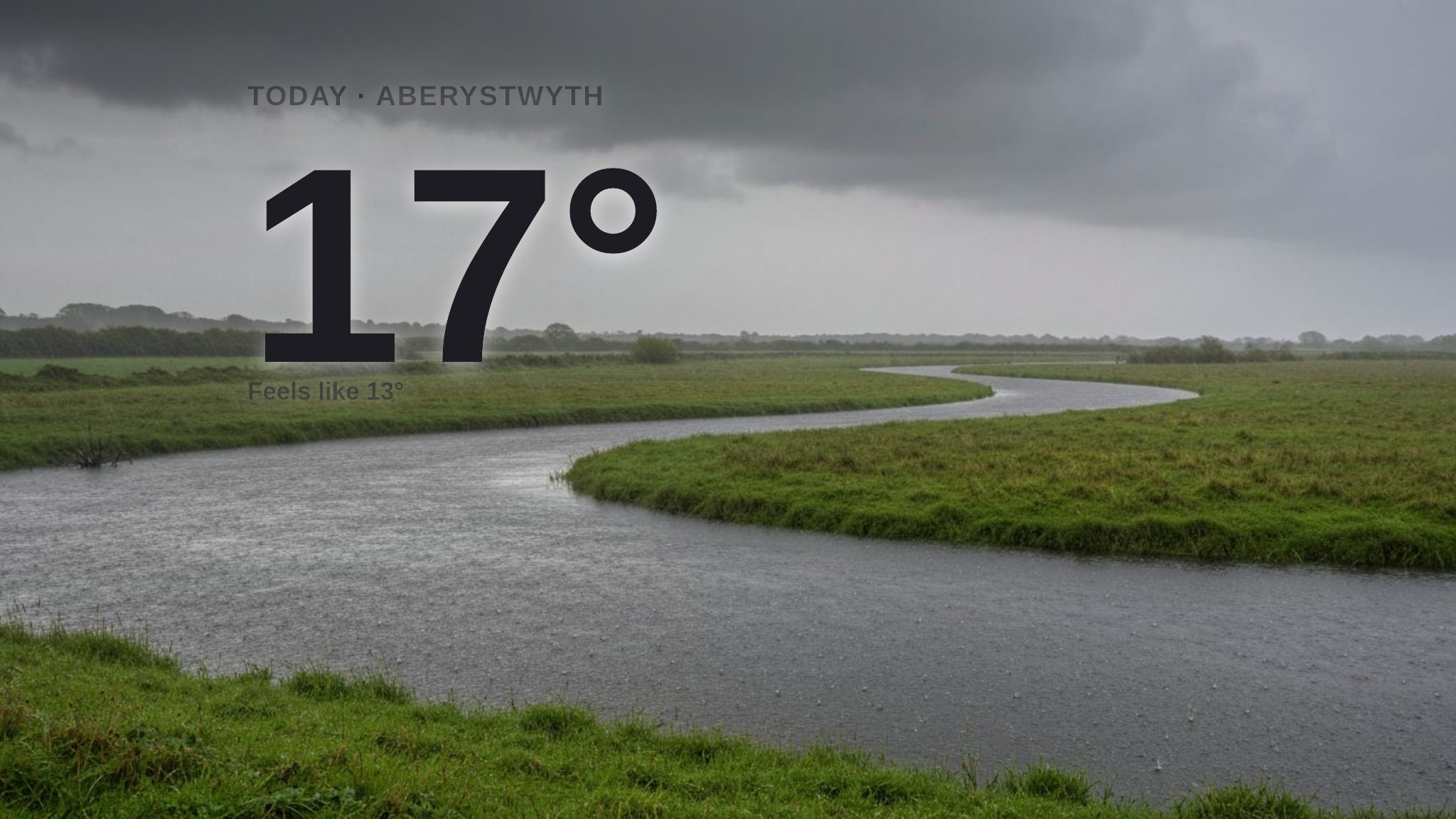 Heavy rain on the way for Aberystwyth - here's your Monday forecast