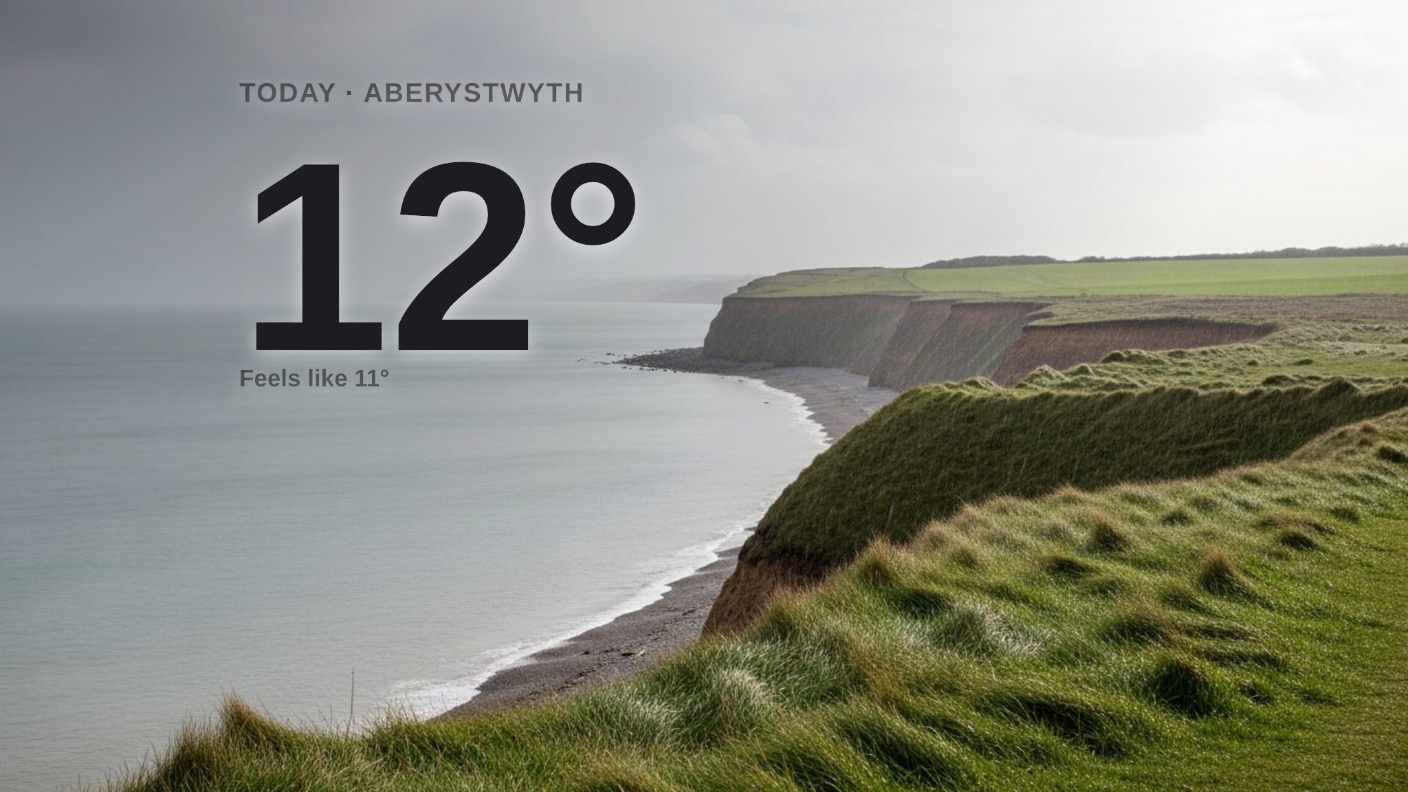 Rain on the way for Aberystwyth today - here's your Tuesday forecast
