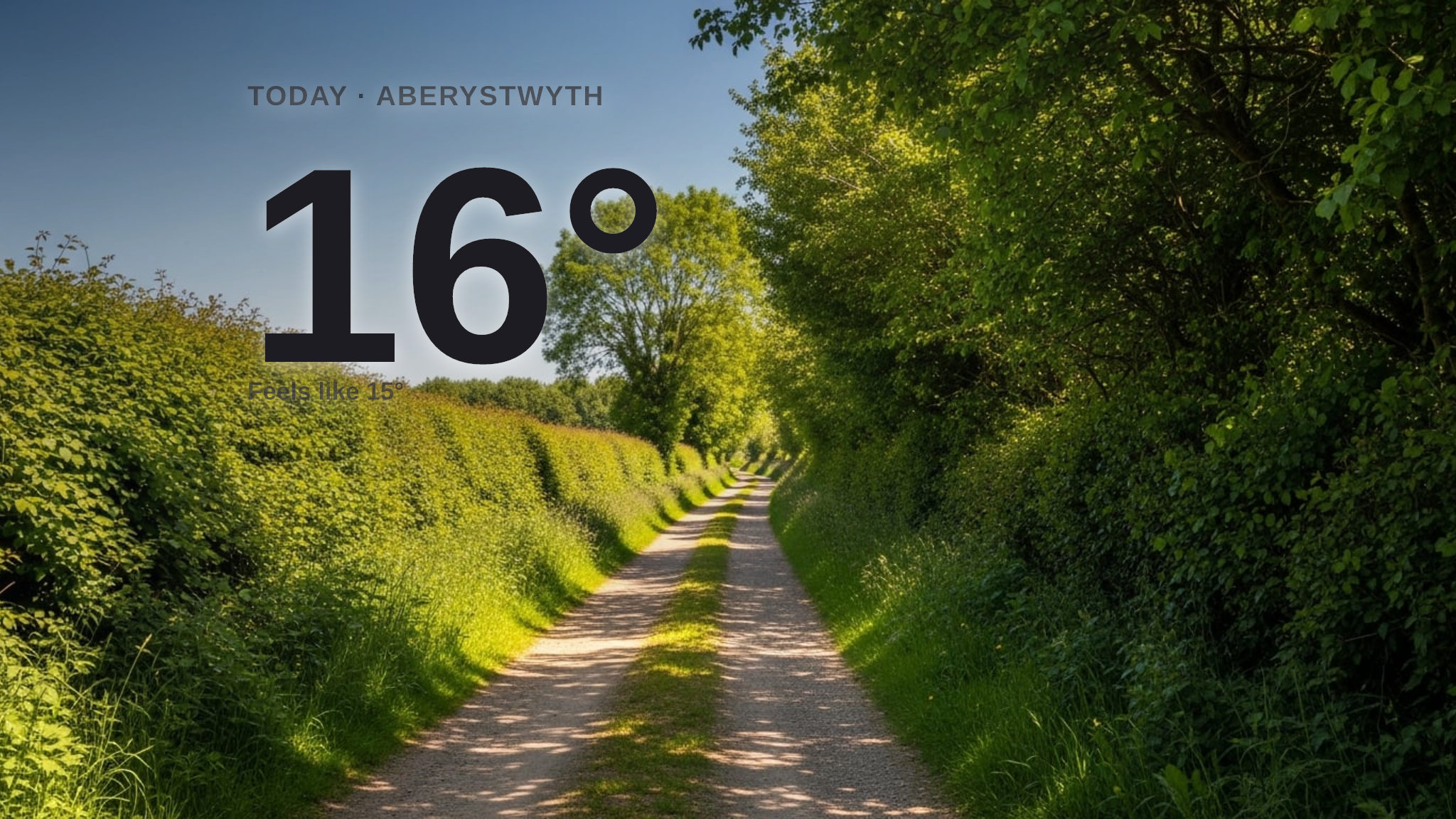 Sunshine and warmth for Aberystwyth today - here's what to expect