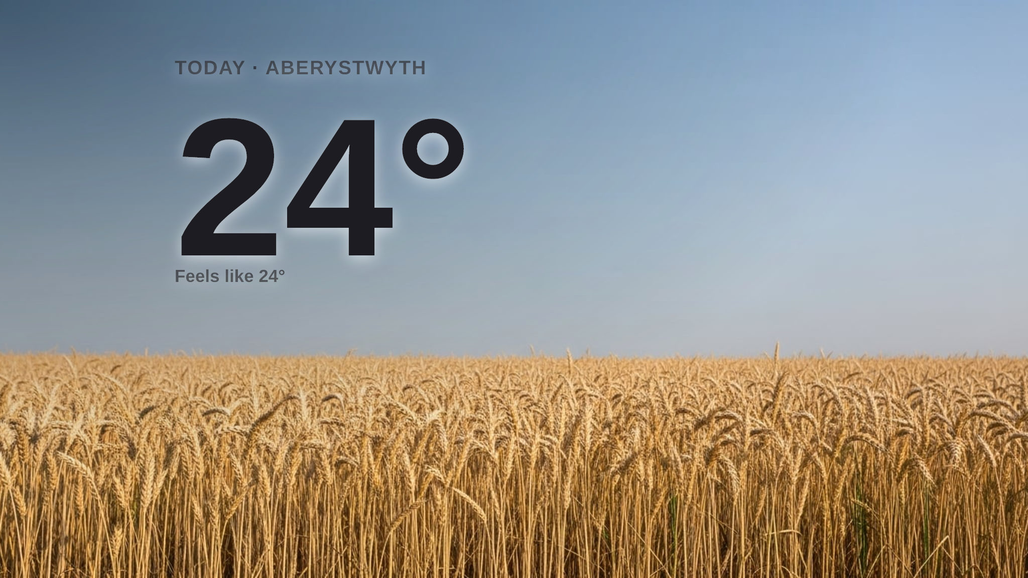 Sunny skies for Aberystwyth today - here's what to expect