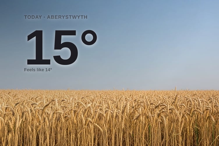Aberystwyth weather: sunny Saturday with little chance of rain and a high of 14°C