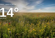 Light rain showers on the way for Aberystwyth - here's your Monday forecast